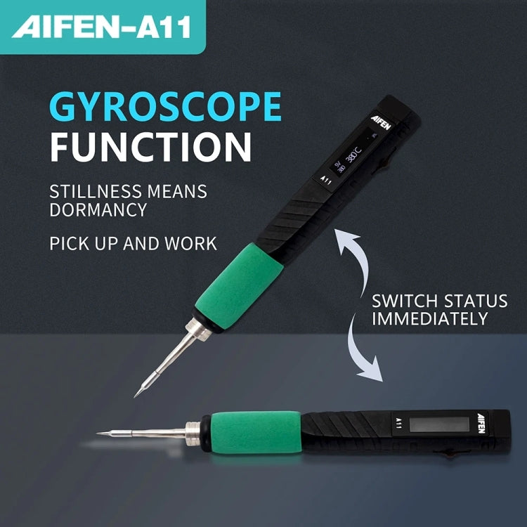 Aifen A11 Portable USB Charging Soldering Station with C210 Handle, US Plug