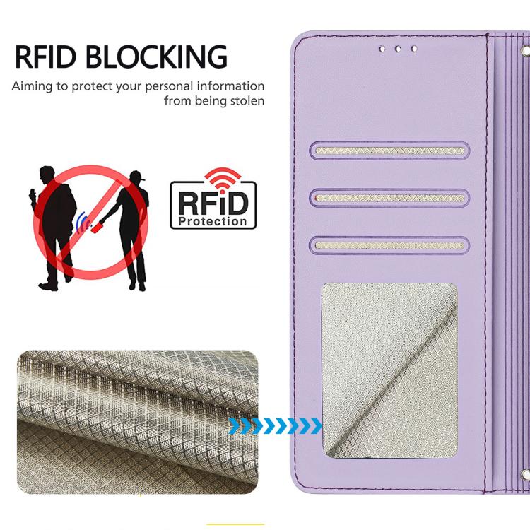 For OPPO K13 Turbo 5G Cat Rat Embossed Pattern RFID Leather Phone Case with Lanyard