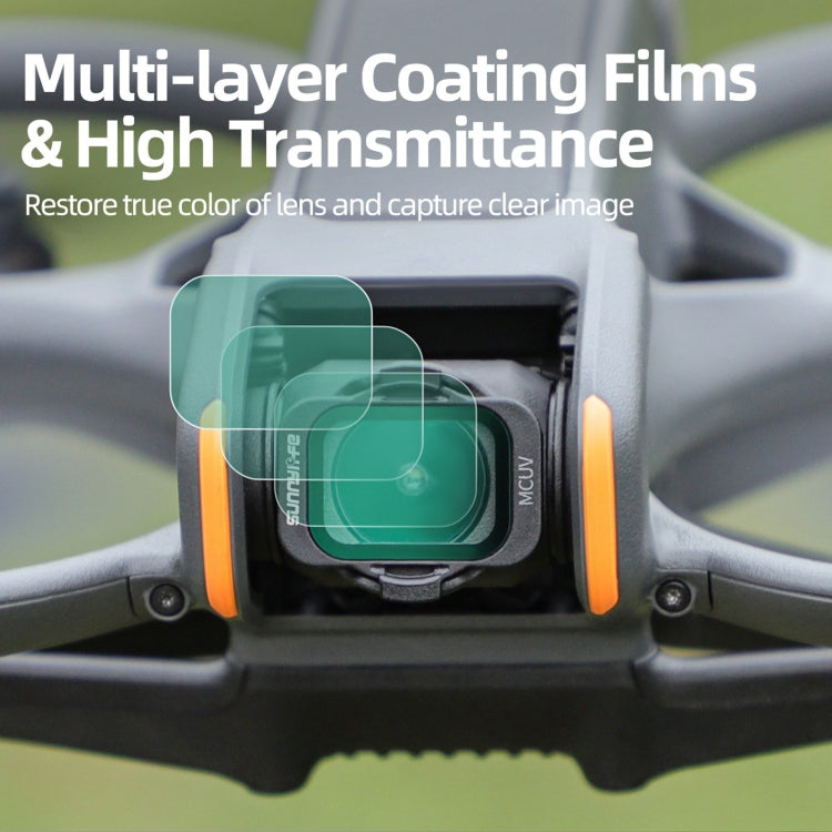 For DJI Avata 2 Sunnylife Camera Lens Filter, Filter:ND16
