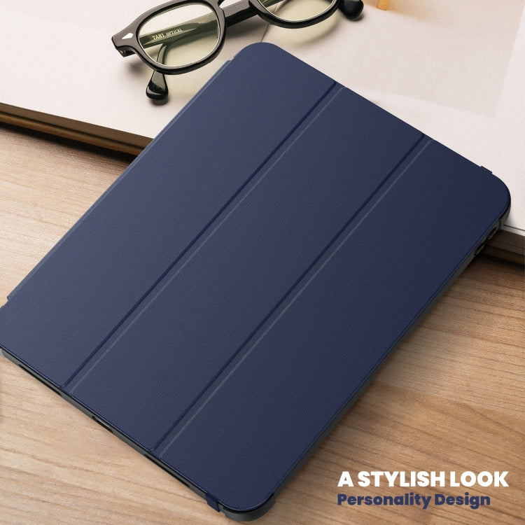 For iPad 2025 / 2022 Carbon Fiber Leather Smart Tablet Case