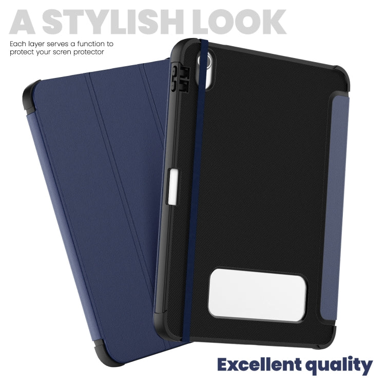 For iPad 2025 / 2022 Carbon Fiber Leather Smart Tablet Case