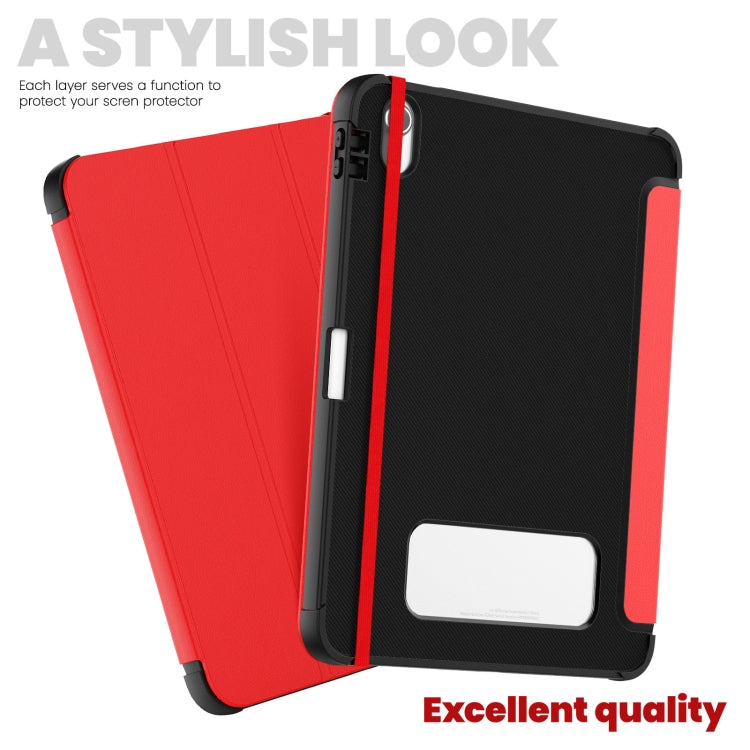 For iPad 2025 / 2022 Carbon Fiber Leather Smart Tablet Case