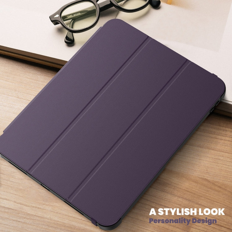 For iPad 2025 / 2022 Carbon Fiber Leather Smart Tablet Case