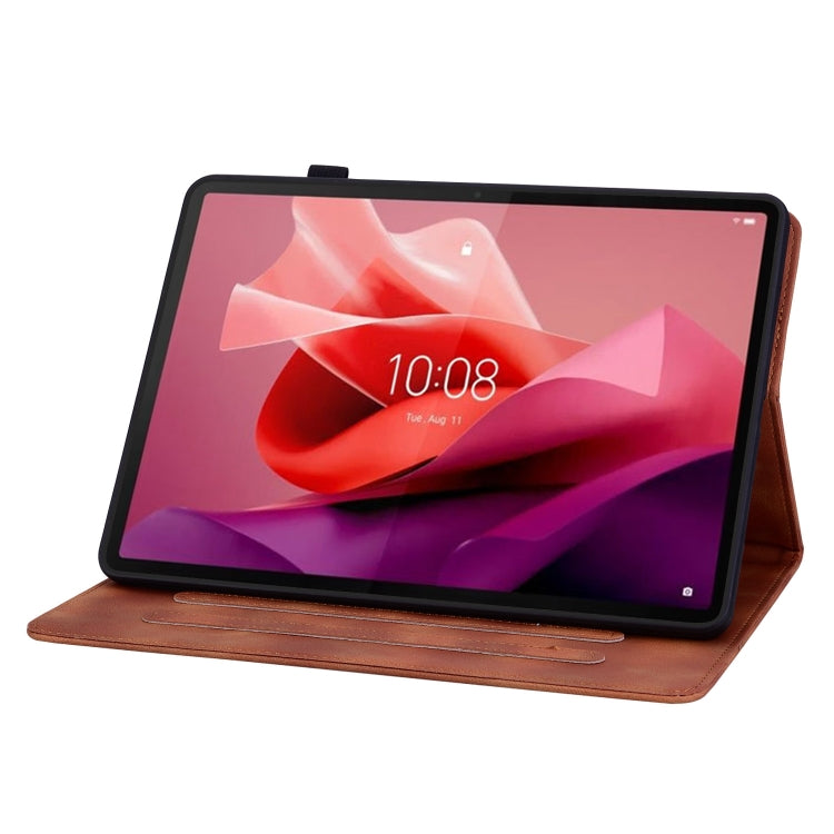 For Lenovo Tab P12 12.7 Lily Embossed Leather Tablet Case