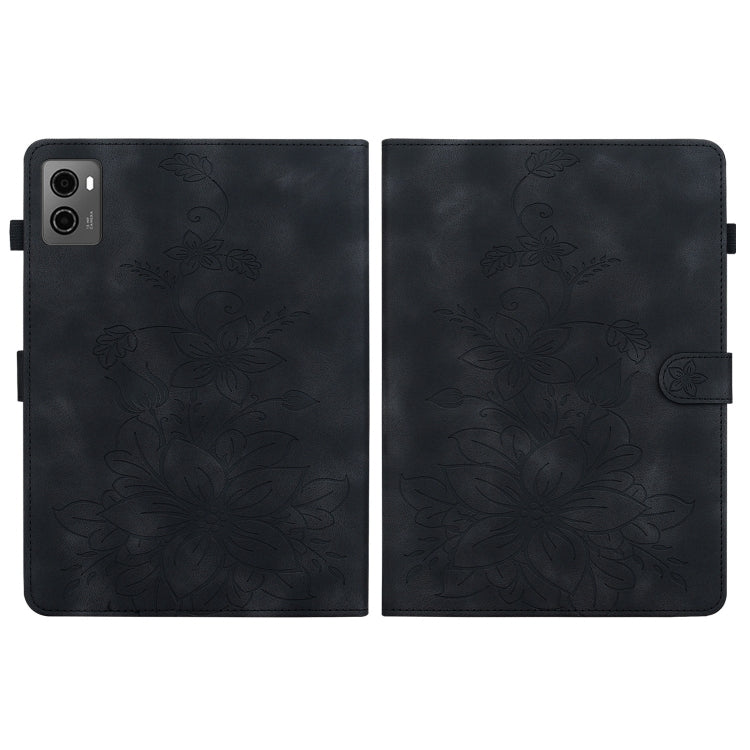 For Lenovo Legion Y700 2023 Lily Embossed Leather Tablet Case