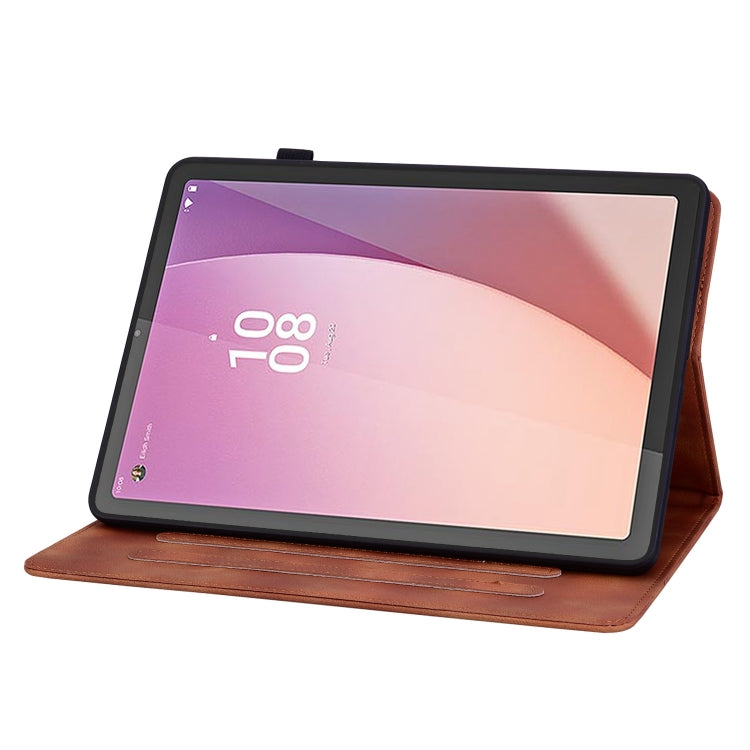 For Lenovo Tab M8 4th Gen TB300FU Lily Embossed Leather Tablet Case