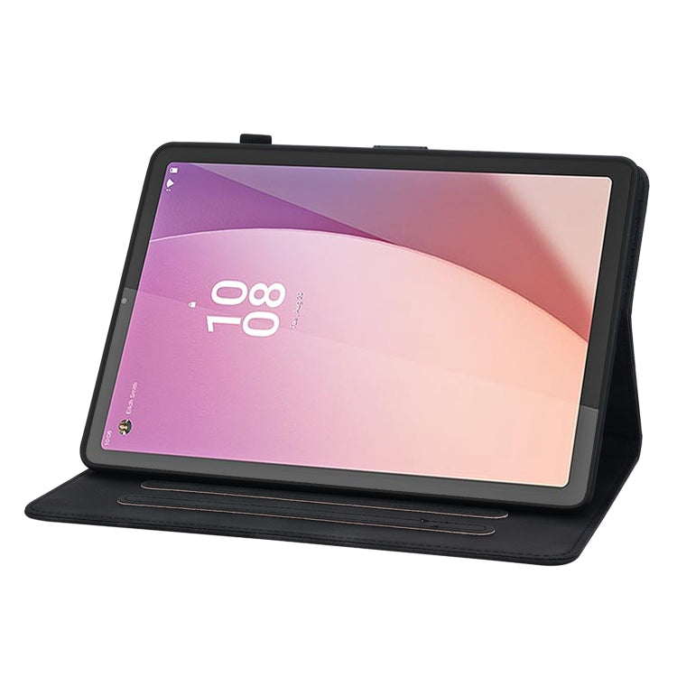 For Lenovo Tab M8 4th Gen TB300FU Lily Embossed Leather Tablet Case