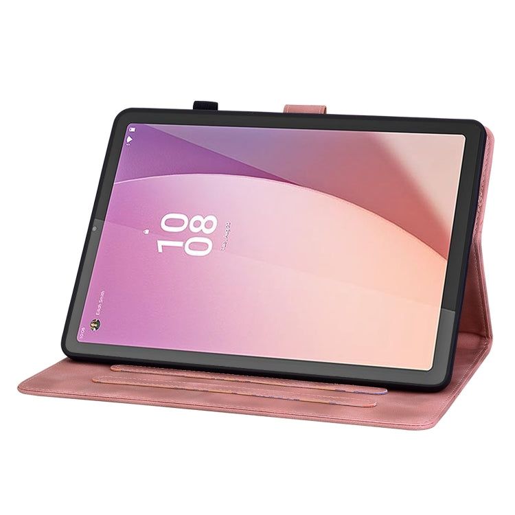 For Lenovo Tab M9 Lily Embossed Leather Tablet Case