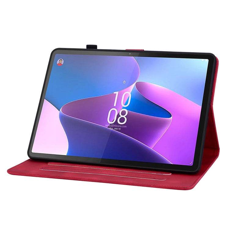For Lenovo Tab P11 Pro Gen 2 11.2 Lily Embossed Leather Tablet Case