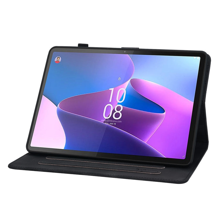 For Lenovo Tab P11 Pro Gen 2 11.2 Lily Embossed Leather Tablet Case