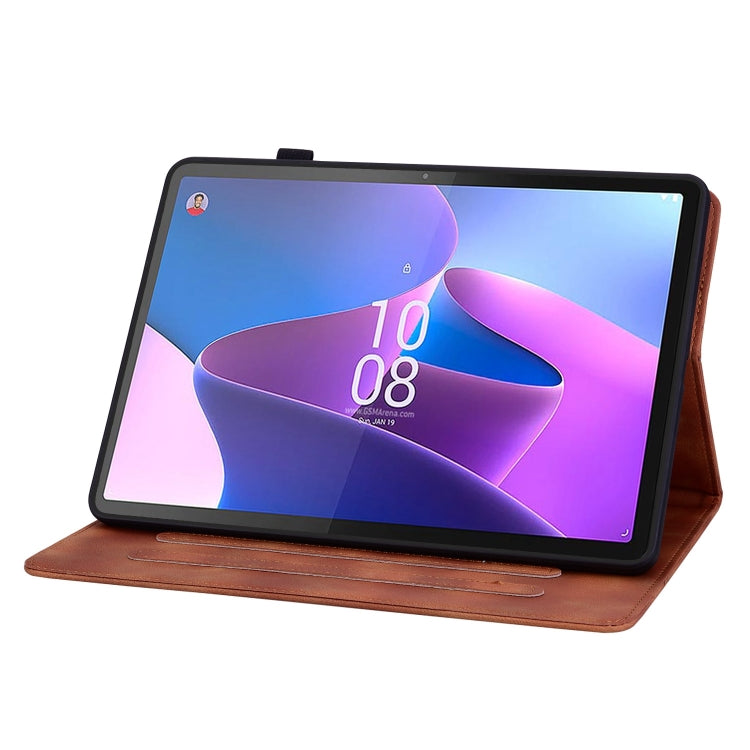 For Lenovo Tab P11 Gen 2 11.5 Lily Embossed Leather Tablet Case