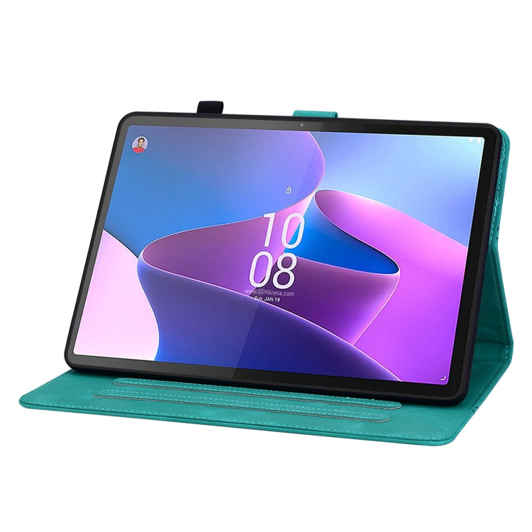 For Lenovo Tab P11 Gen 2 11.5 Lily Embossed Leather Tablet Case