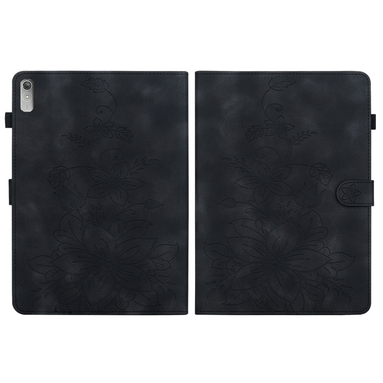 For Lenovo Tab P11 Gen 2 11.5 Lily Embossed Leather Tablet Case