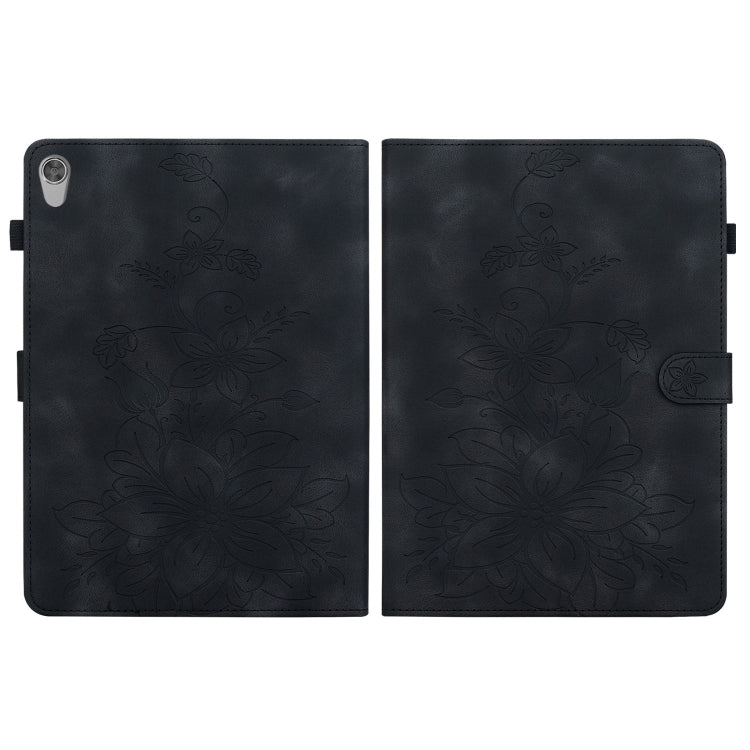 For Lenovo Tab M10 HD Gen2 Lily Embossed Leather Tablet Case