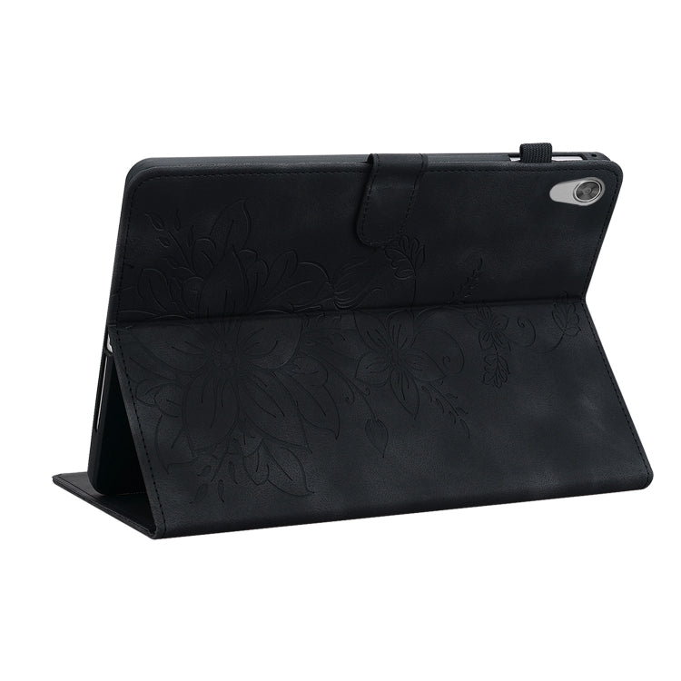 For Lenovo Tab M10 HD Gen2 Lily Embossed Leather Tablet Case