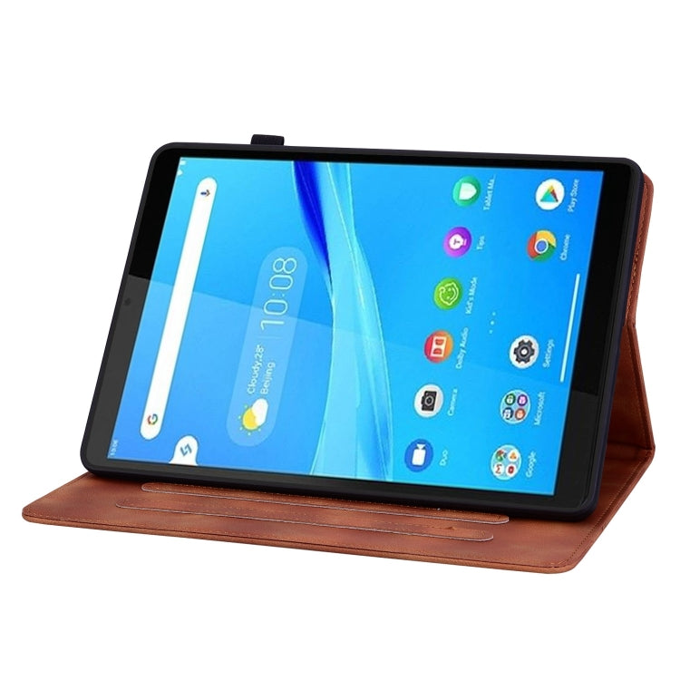 For Lenovo Tab M8 HD 8.0 Lily Embossed Leather Tablet Case