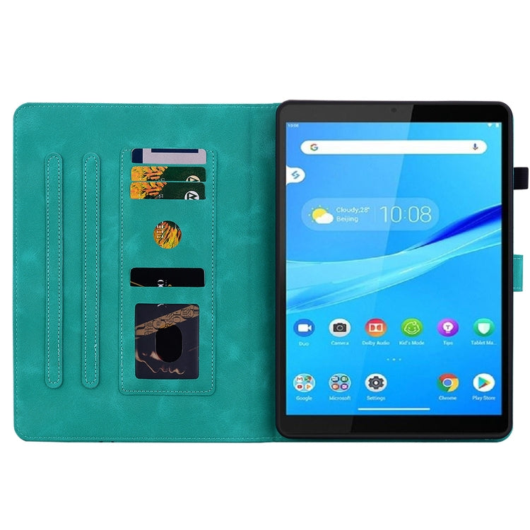 For Lenovo Tab M8 HD 8.0 Lily Embossed Leather Tablet Case