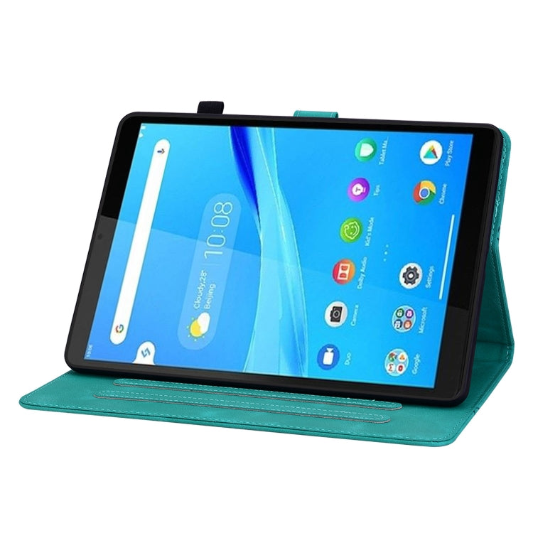 For Lenovo Tab M8 HD 8.0 Lily Embossed Leather Tablet Case