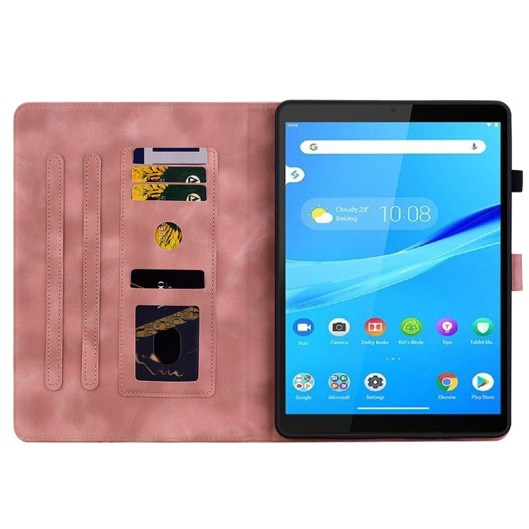 For Lenovo Tab M8 HD 8.0 Lily Embossed Leather Tablet Case