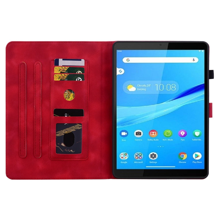 For Lenovo Tab M8 HD 8.0 Lily Embossed Leather Tablet Case