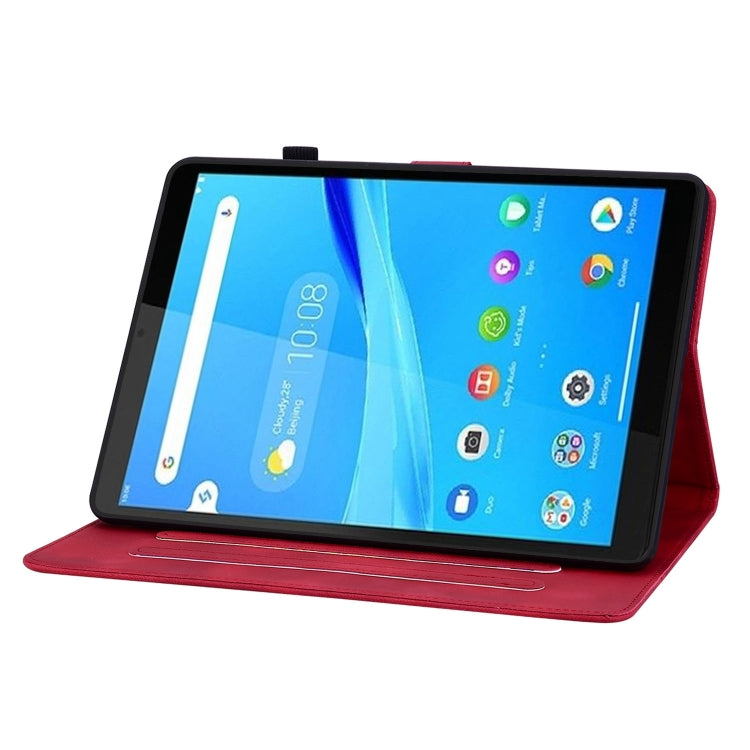 For Lenovo Tab M8 HD 8.0 Lily Embossed Leather Tablet Case