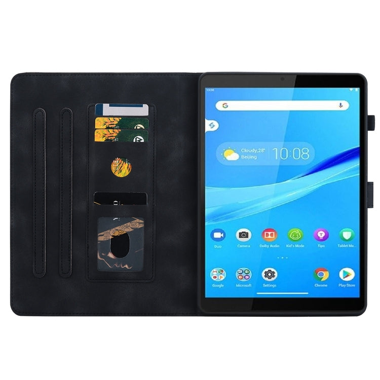 For Lenovo Tab M8 HD 8.0 Lily Embossed Leather Tablet Case
