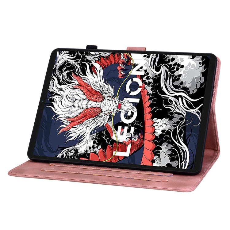 For Lenovo Legion Y700 2025 Lily Embossed Leather Tablet Case
