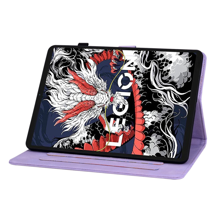 For Lenovo Legion Y700 2025 Lily Embossed Leather Tablet Case