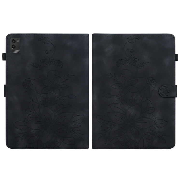 For Lenovo Legion Y700 2025 Lily Embossed Leather Tablet Case