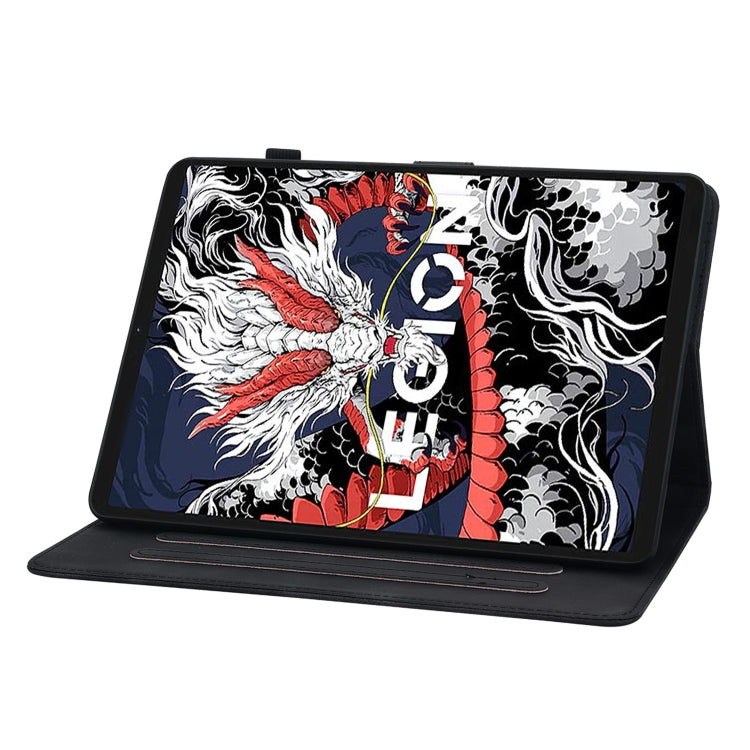 For Lenovo Legion Y700 2025 Lily Embossed Leather Tablet Case