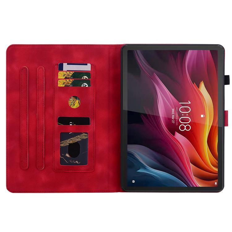 For Lenovo Idea Tab 11 / Xiaoxin Pad 2025 Lily Embossed Leather Tablet Case