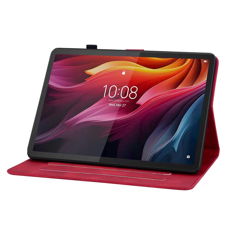 For Lenovo Idea Tab 11 / Xiaoxin Pad 2025 Lily Embossed Leather Tablet Case