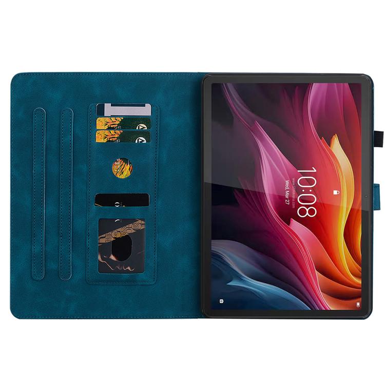 For Lenovo Idea Tab 11 / Xiaoxin Pad 2025 Lily Embossed Leather Tablet Case