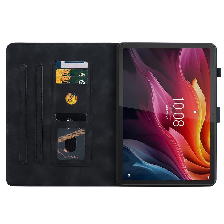 For Lenovo Idea Tab 11 / Xiaoxin Pad 2025 Lily Embossed Leather Tablet Case