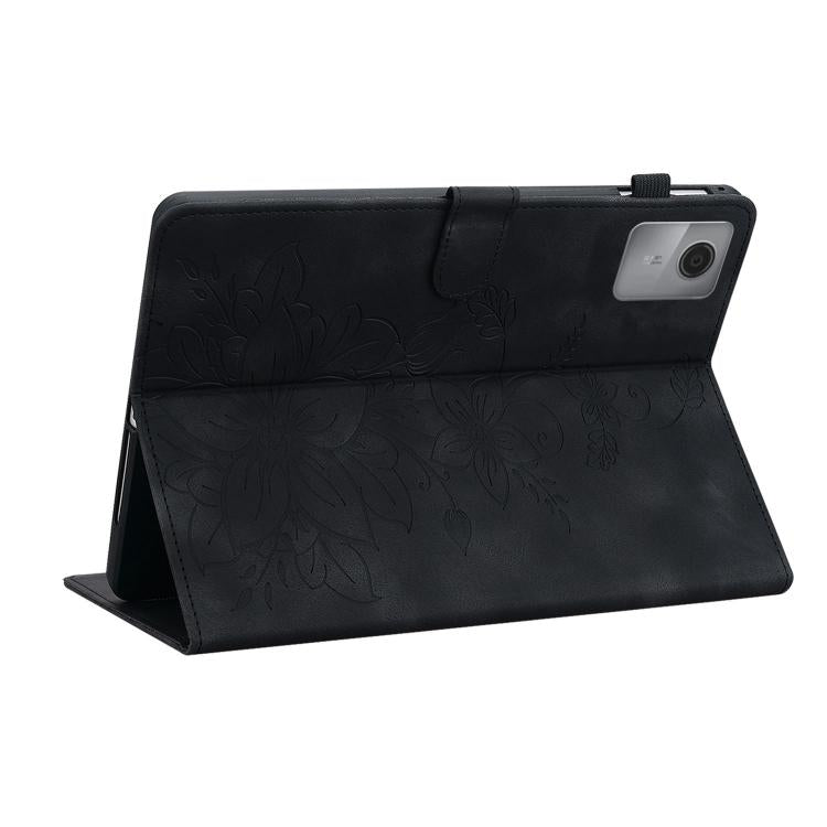 For Lenovo Idea Tab 11 / Xiaoxin Pad 2025 Lily Embossed Leather Tablet Case