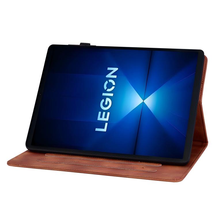 For Lenovo Legion Y700 Gen 4 Lily Embossed Leather Tablet Case
