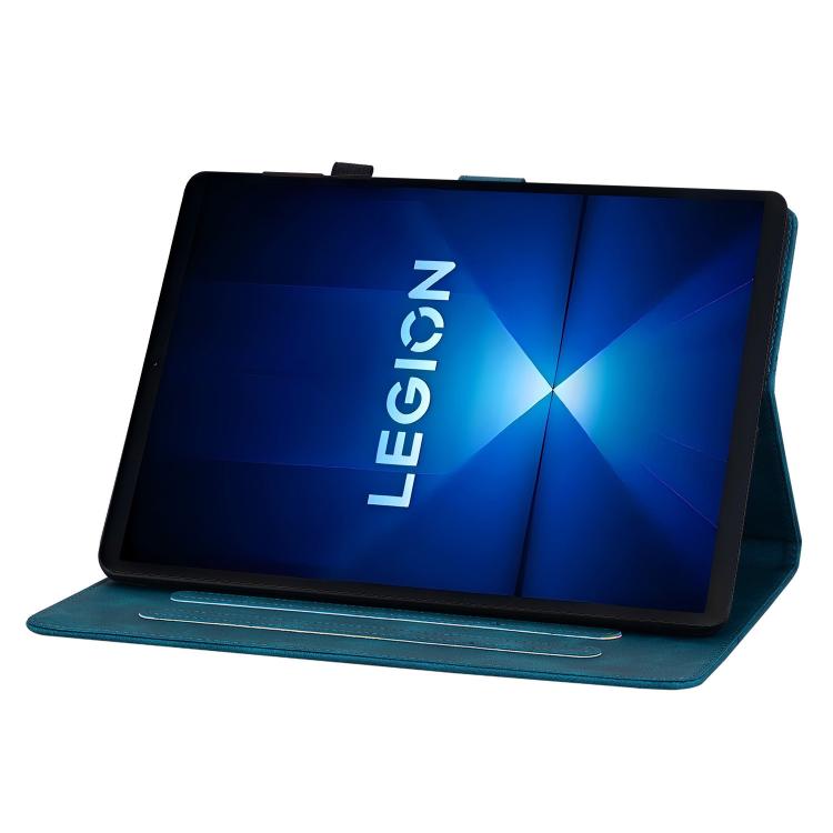 For Lenovo Legion Y700 Gen 4 Lily Embossed Leather Tablet Case