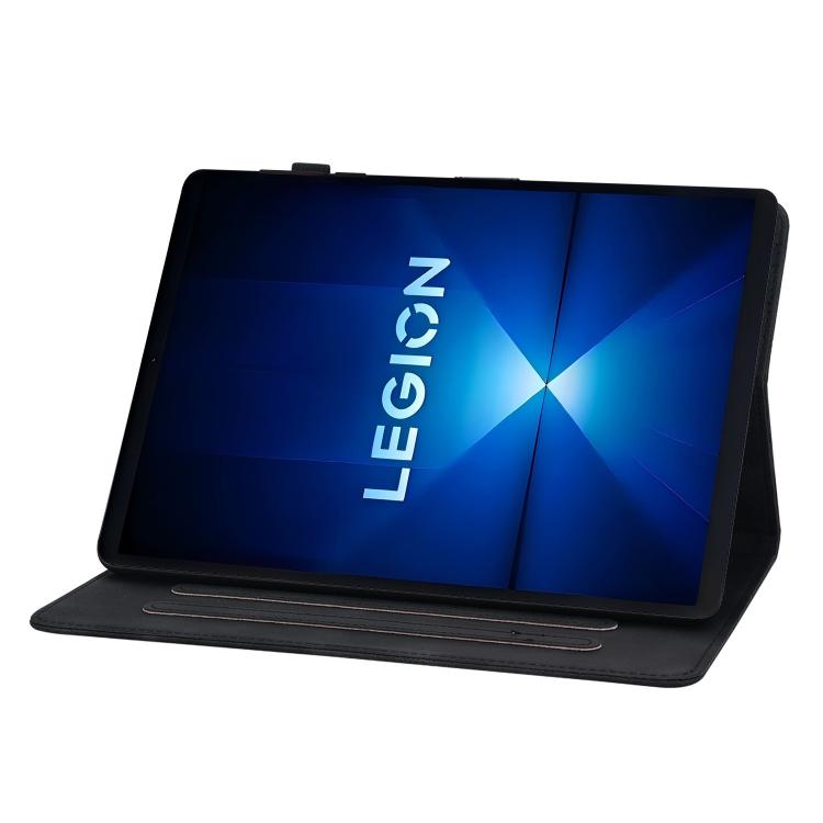 For Lenovo Legion Y700 Gen 4 Lily Embossed Leather Tablet Case