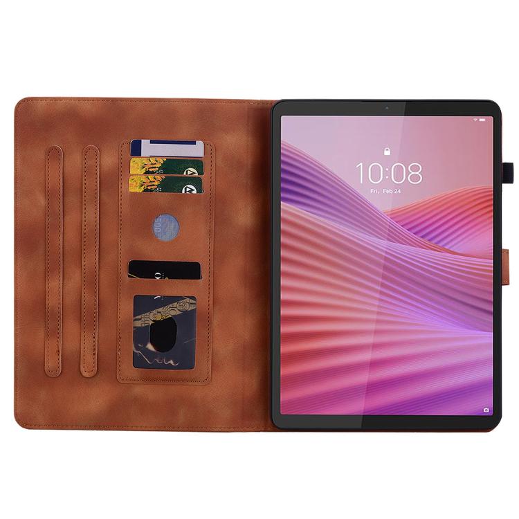 For Lenovo Tab K9 / Tab One Lily Embossed Leather Tablet Case