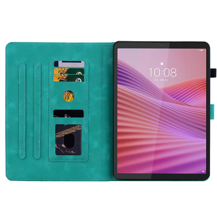 For Lenovo Tab K9 / Tab One Lily Embossed Leather Tablet Case