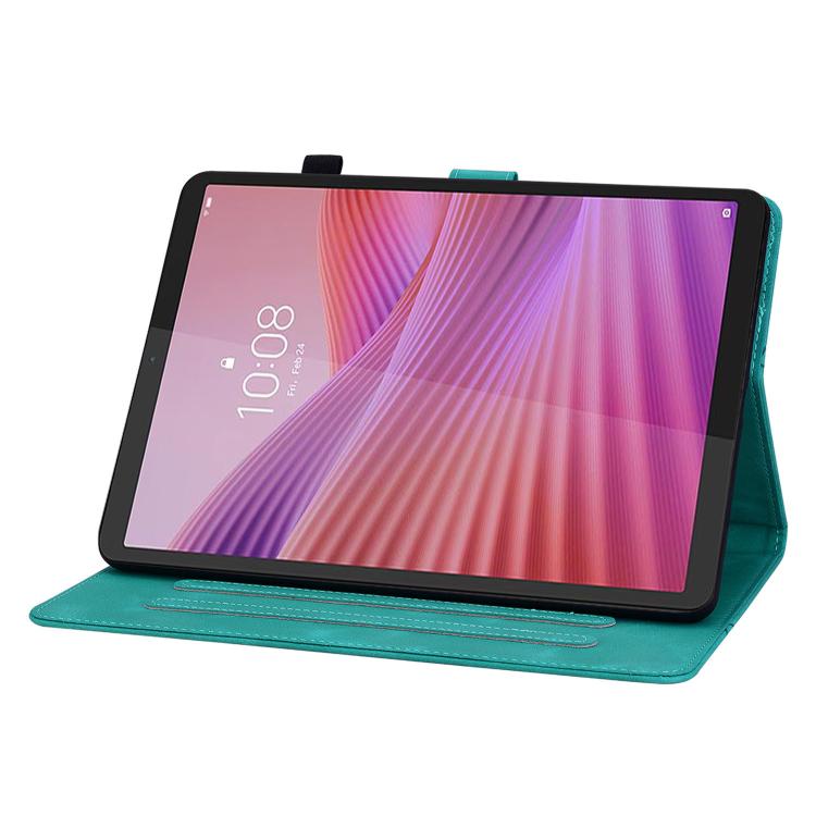 For Lenovo Tab K9 / Tab One Lily Embossed Leather Tablet Case