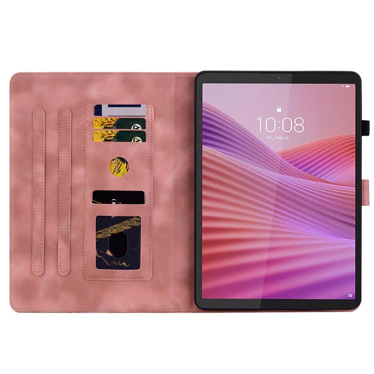 For Lenovo Tab K9 / Tab One Lily Embossed Leather Tablet Case
