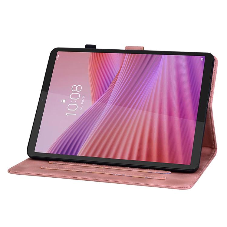 For Lenovo Tab K9 / Tab One Lily Embossed Leather Tablet Case