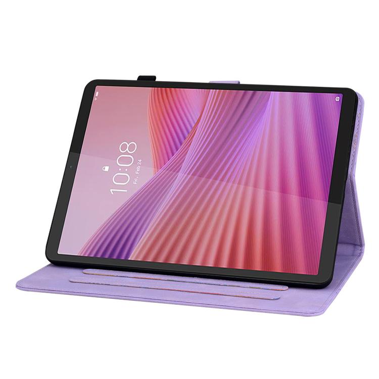 For Lenovo Tab K9 / Tab One Lily Embossed Leather Tablet Case