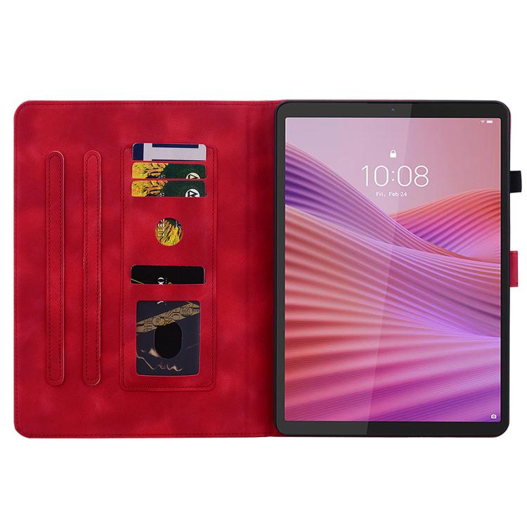 For Lenovo Tab K9 / Tab One Lily Embossed Leather Tablet Case