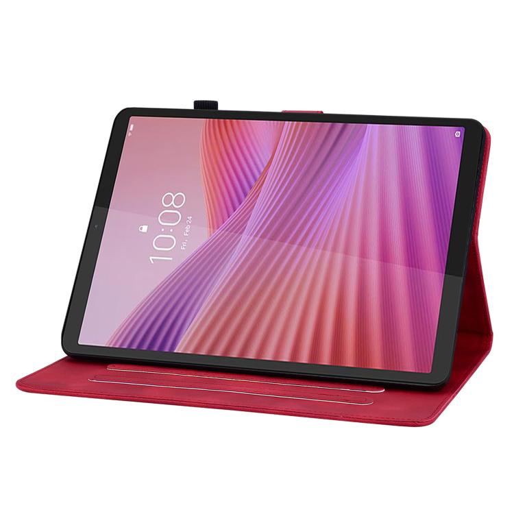 For Lenovo Tab K9 / Tab One Lily Embossed Leather Tablet Case