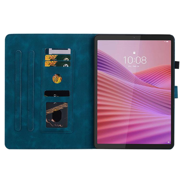 For Lenovo Tab K9 / Tab One Lily Embossed Leather Tablet Case