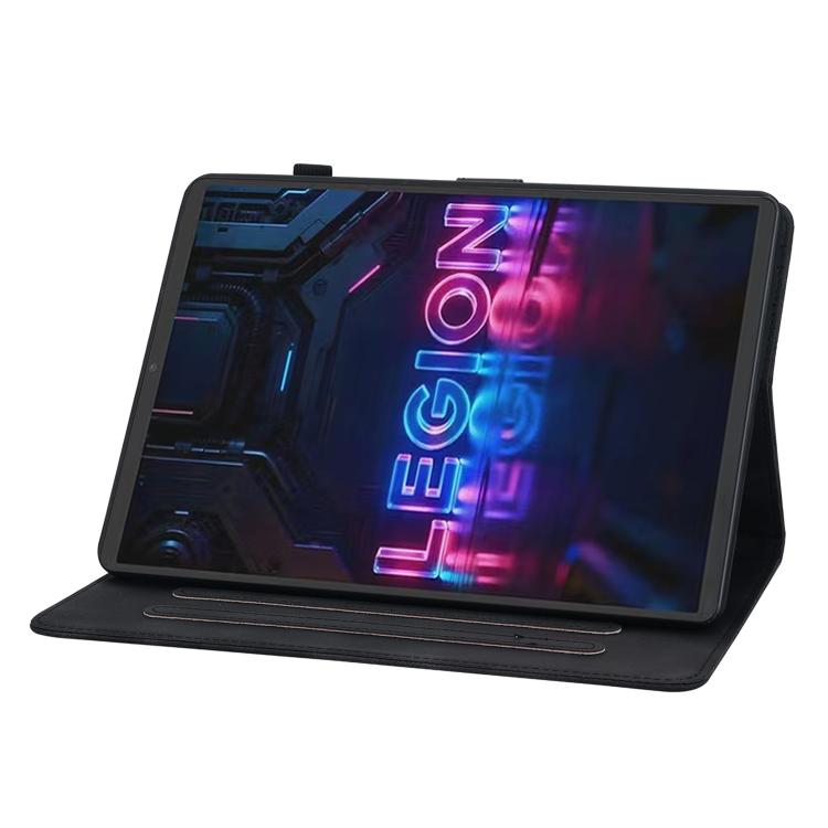 For Lenovo Legion Y700 Gen 5 Lily Embossed Leather Tablet Case