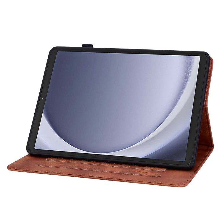 For Samsung Galaxy Tab A11 / A9 Lily Embossed Leather Tablet Case