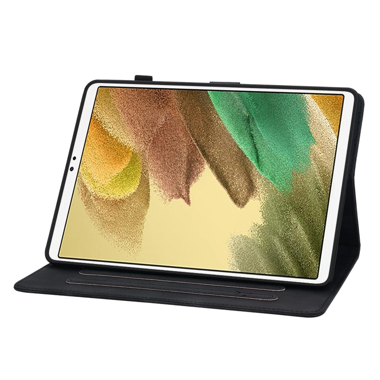 For Samsung Galaxy Tab A7 Lite 8.7 Lily Embossed Leather Tablet Case